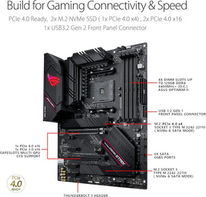 ROG Strix B550-F Gaming AMD AM4 ATX 主板，配备 Wifi 6、Pcie 4.0、2.5Gb LAN、HDMI 2.1、Aura Sync