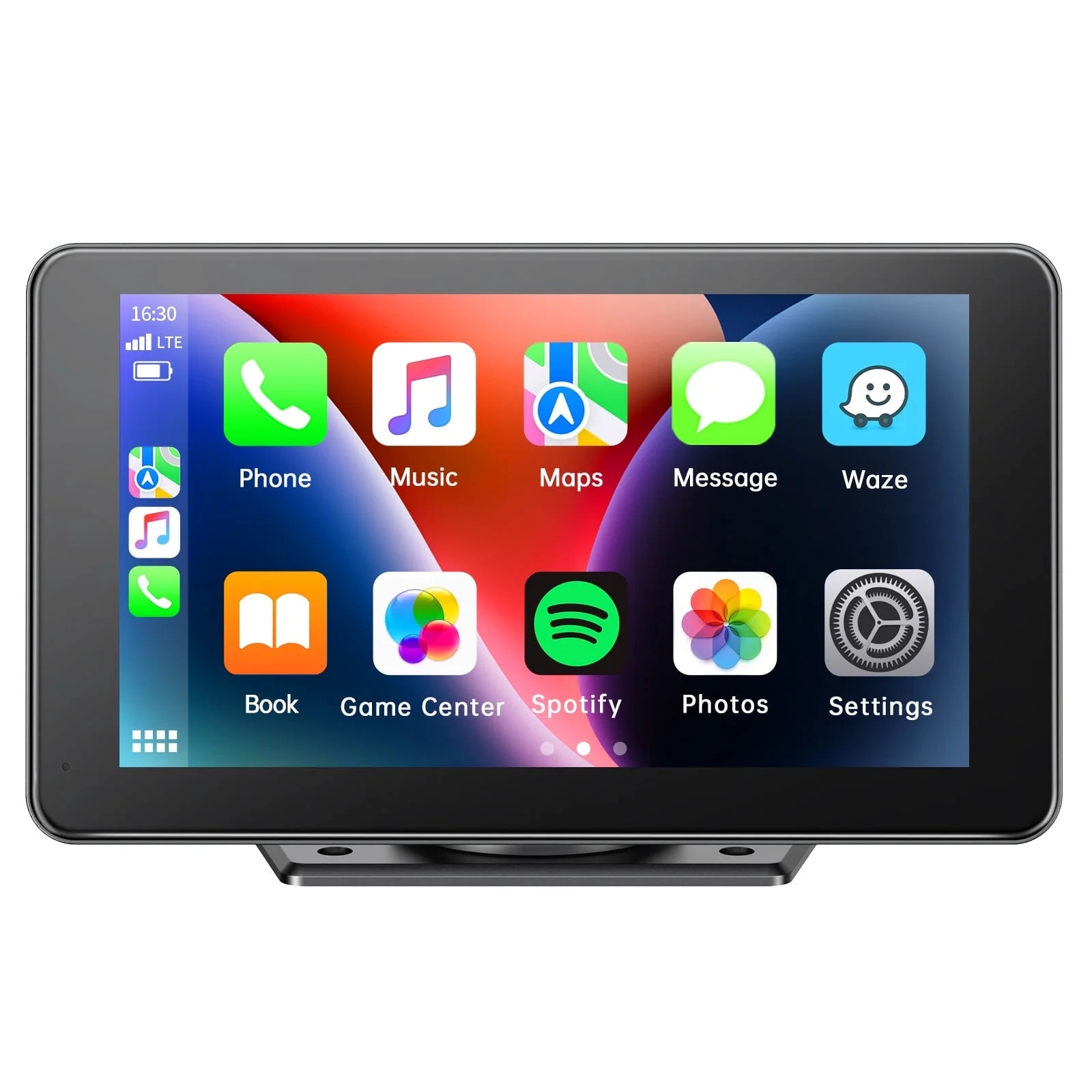 7-Inch Wireless CarPlay Screen with Android Auto, GPS Navigation, Mirror Link, Voice Control, and AUX/FM Compatibility