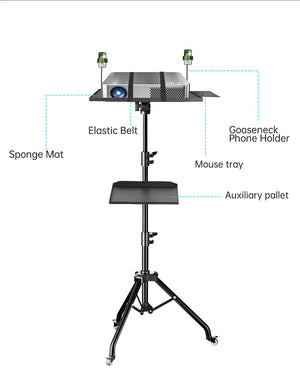 Adjustable 145cm Projector & Laptop Stand