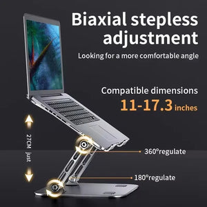 Adjustable Aluminum Tablet & Laptop Stand