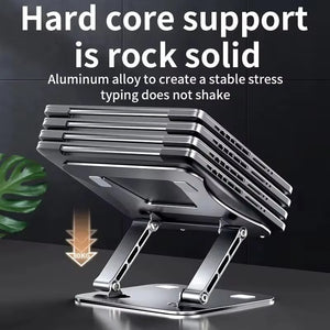 Adjustable Aluminum Tablet & Laptop Stand