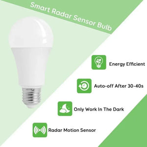 Smart Motion Sensor LED Light Bulb