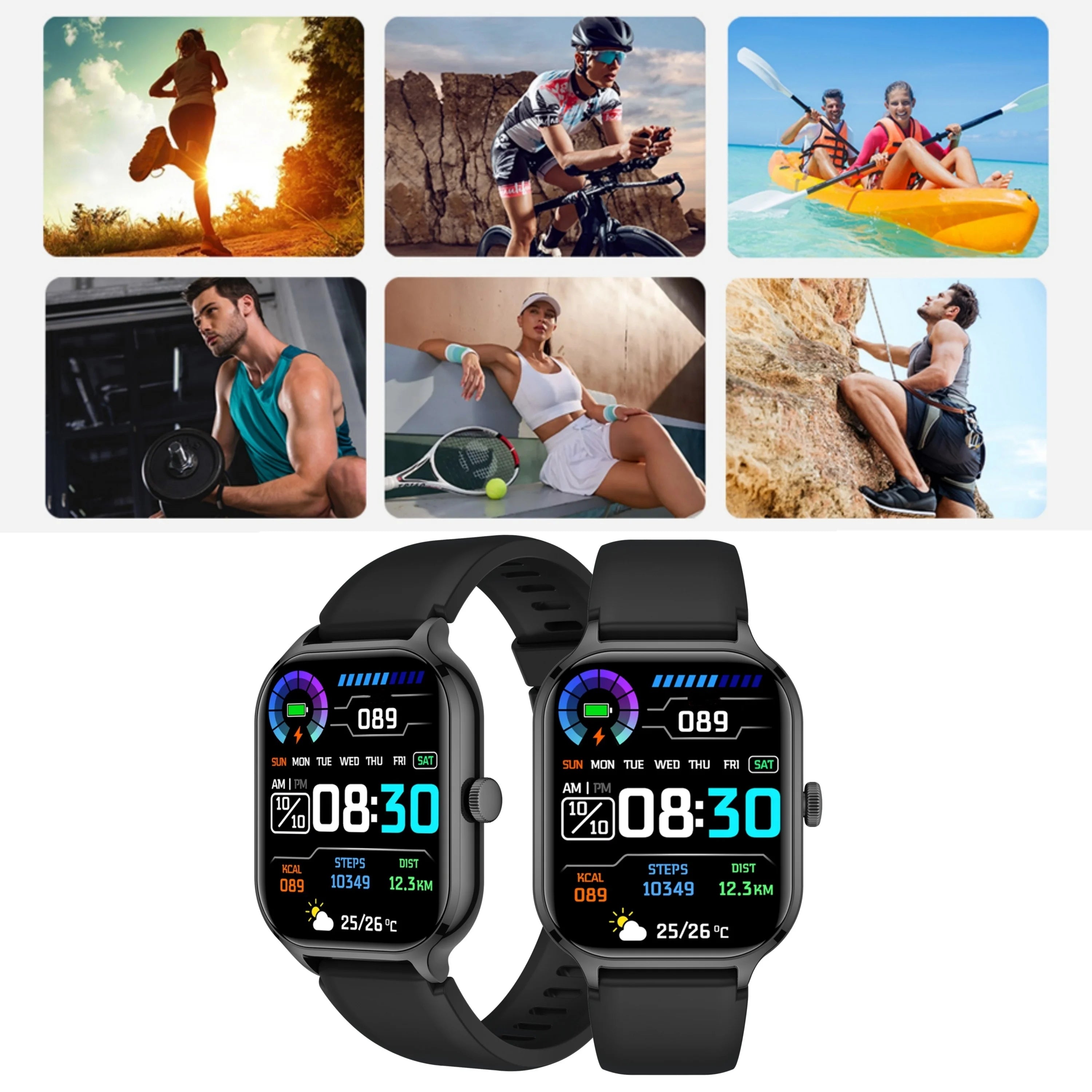 Smartwatch with Wireless Calling & Multi-Sport Modes