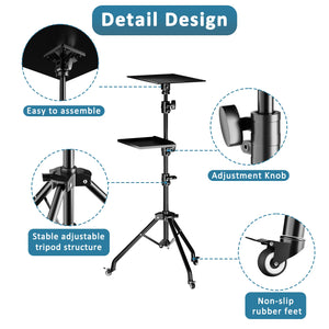 Adjustable 145cm Projector & Laptop Stand