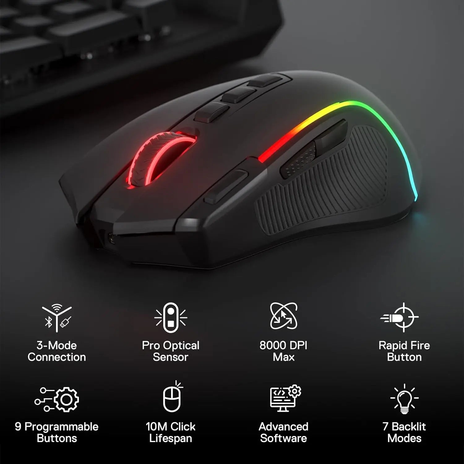 Redragon M612 PRO RGB Gaming Mouse