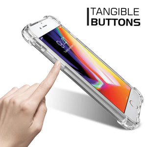 Clear Silicone Shockproof iPhone Case