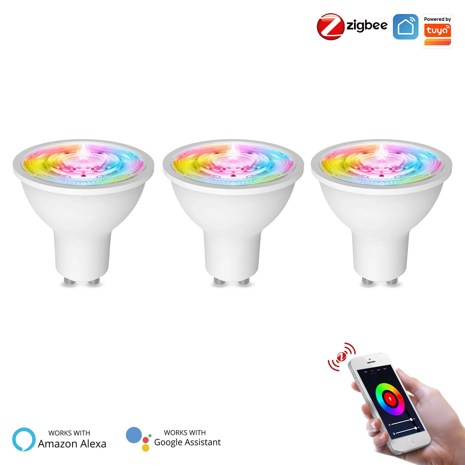 Tuya ZigBee GU10 Smart LED Bulbs