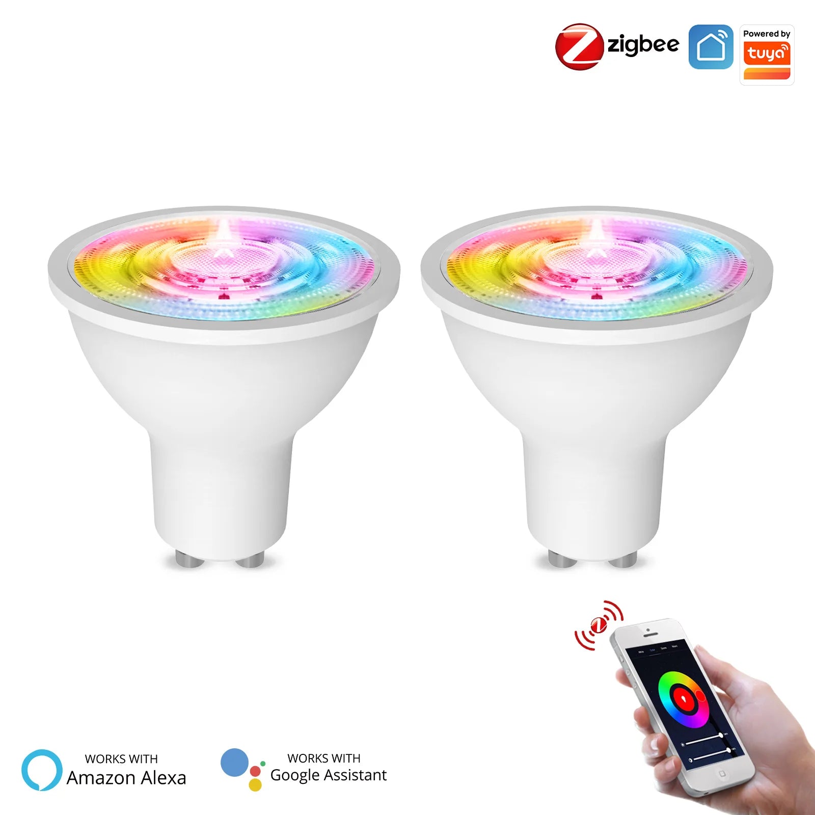 Tuya ZigBee GU10 Smart LED Bulbs