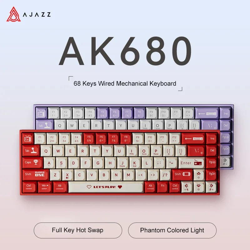 AJAZZ AK680 Wireless Mechanical Keyboard