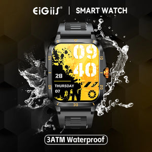 EIGIIS Military Smart Watch with Bluetooth