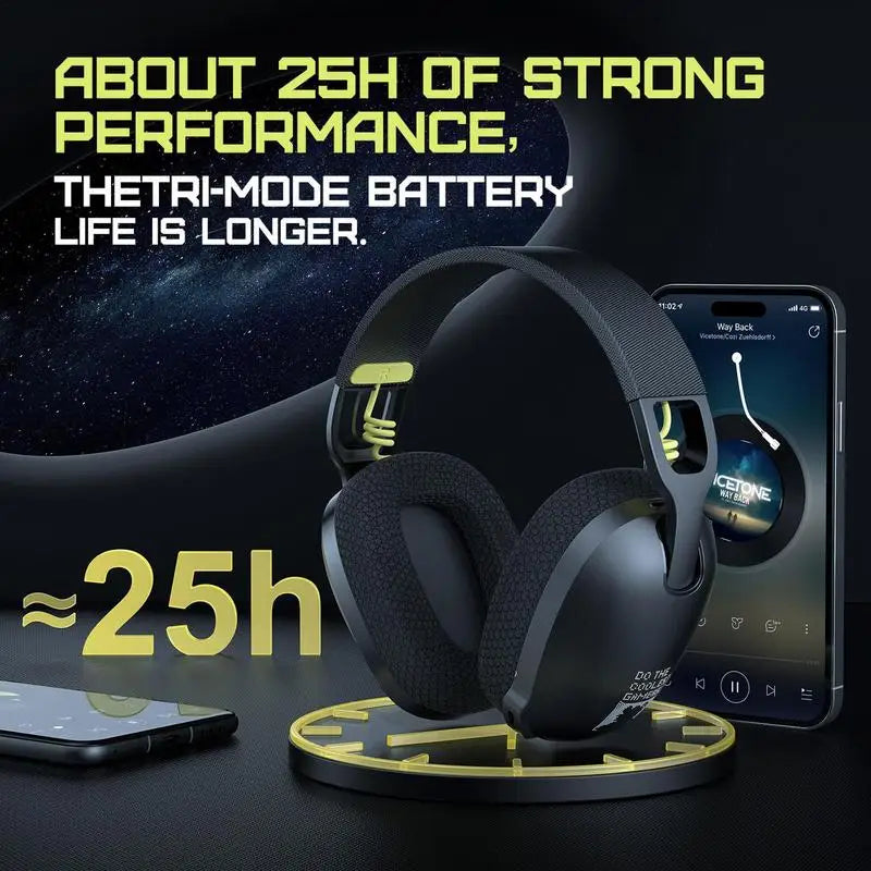 Wireless Gaming Headset, 25H Battery