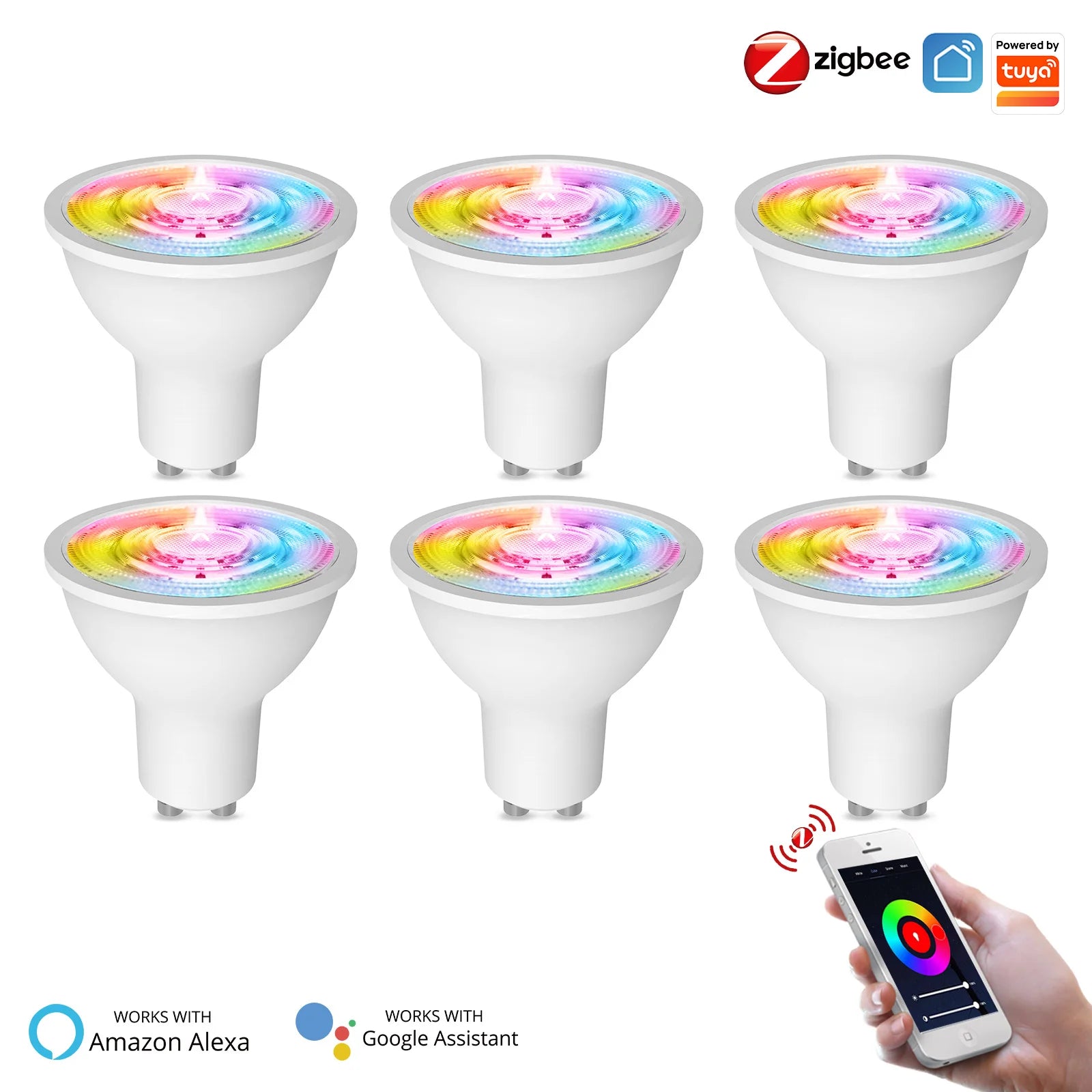 Tuya ZigBee GU10 Smart LED Bulbs