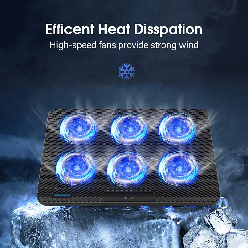 Coolcold Laptop Cooling Pad with 6 Fans