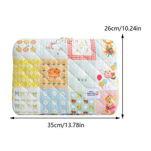 Flower Pattern Shockproof Laptop Sleeve