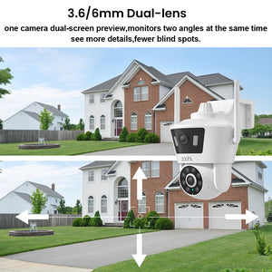 Icsee Dual Lens 6MP PTZ Security Camera