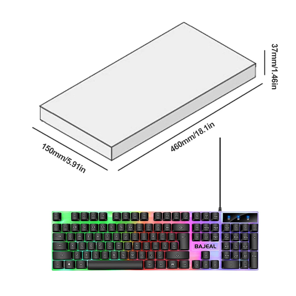 RGB 98-Key Mechanical Gaming Keyboard