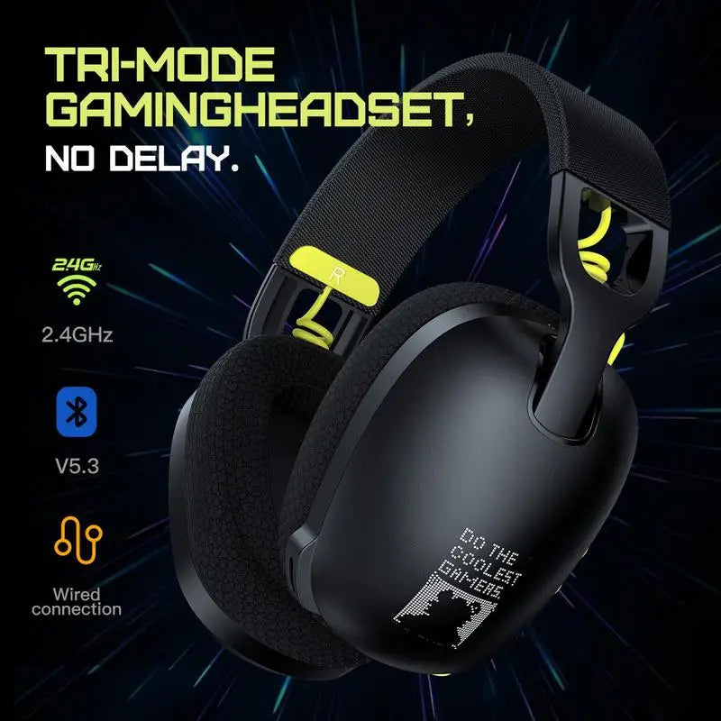 Wireless Gaming Headset, 25H Battery