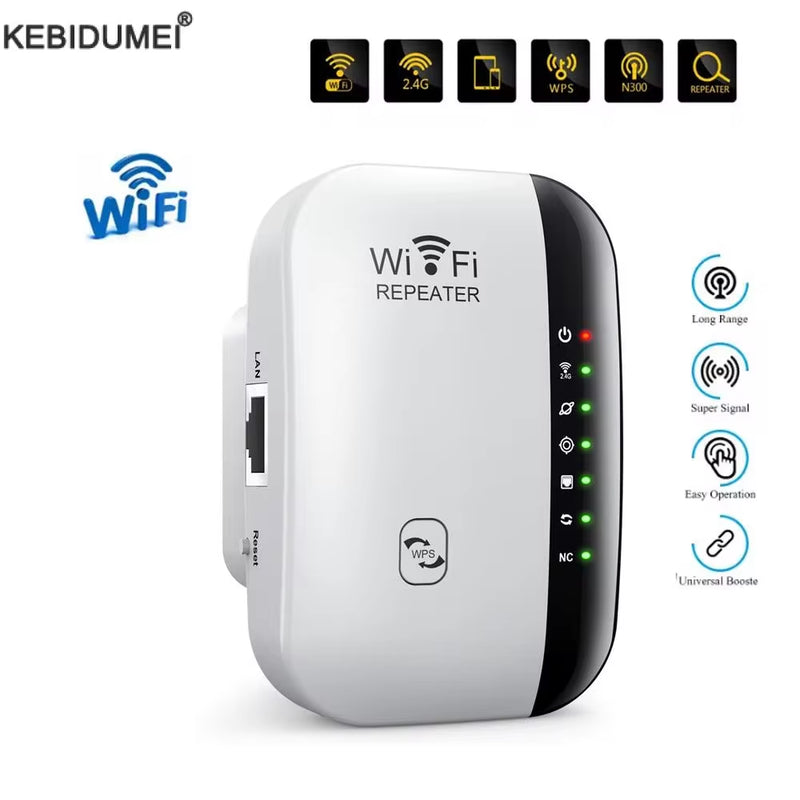 300Mbps Wifi Repeater Wifi Extender Amplifier Wifi Booster Wi Fi Signal 802.11N Long Range Wireless Wi-Fi Repeater Access Point