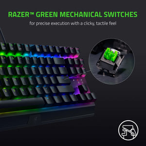 Blackwidow V3 Tenkeyless Compact Mechanical Gaming Keyboard - Green Switch