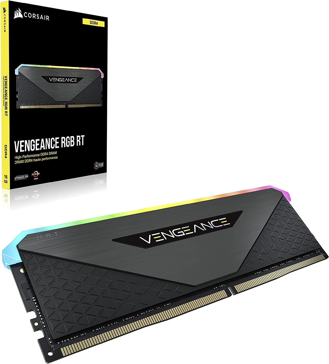 VENGEANCE RGB RT 32GB (2X16Gb) DDR4 3600 (PC4-28800) C18 1.35V 台式机内存